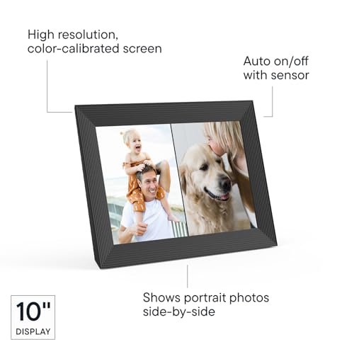 Aura 10" HD Digital Picture Frame | Wirecutter's Best Digital Frame for Gifting | Send Photos Directly to Your Frame from ...