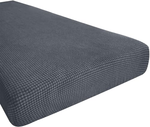 Hokway Couch Cushion Covers Stretch Cushion Covers Sofa Seat Cushion Slipcover Cushion Protector(Gray, Medium)