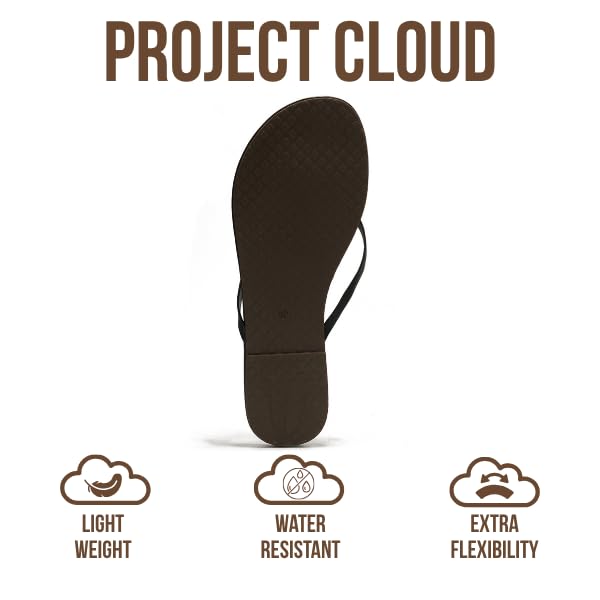 Project Cloud Flip Flops for Women Footwear- Lightweight and Memory Foam Insole Sandals for Women 2026 - Durable Non-Slip ...