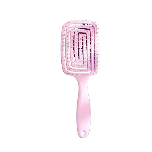 Purple 1 PCS Curl Hair Brush, Curly Defining Brush, Vented Hair Brush For Shaping, Detanging And Defining Curls For Women And Men Less Pulling