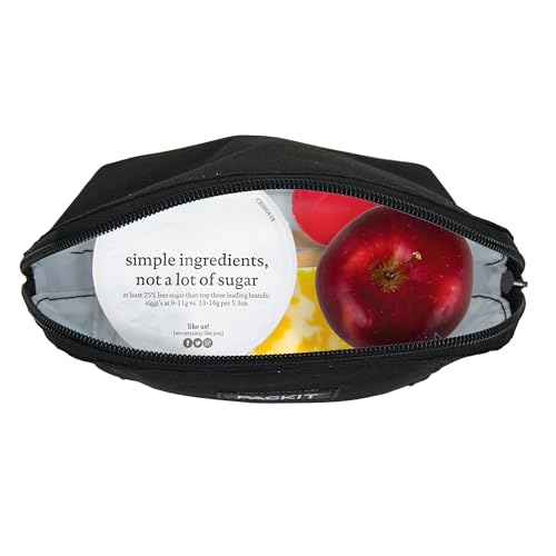 Packit, Snack Bag Freezable Black