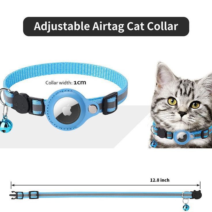 Ships The Same Day Cat GPS Collar Compatible With AirTag, Pet Tracking Collar Anti-loss Locator