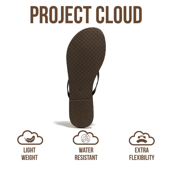 Project Cloud Flip Flops for Women Footwear- Lightweight and Memory Foam Insole Sandals for Women 2026 - Durable Non-Slip ...
