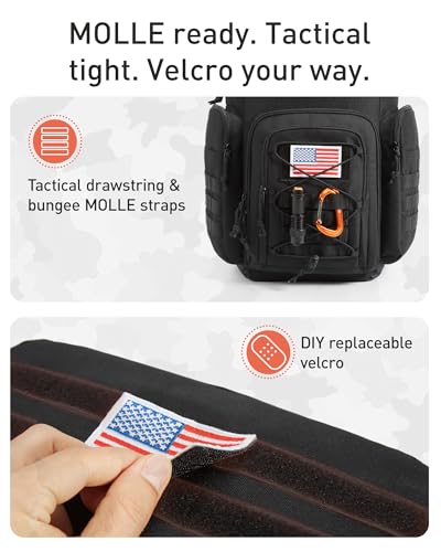 TOURIT 30L (42 Cans) Tactical Cooler Backpack – Military-Grade Insulated Back Pack with 16H Ice Retention, Leakproof Mult...