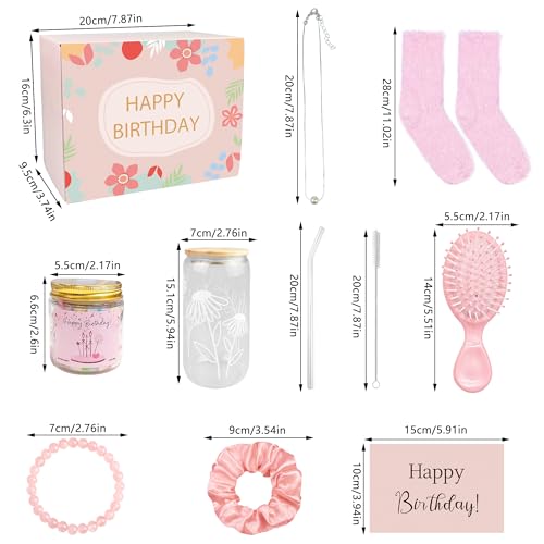 PPXMEEUDC 10 Piece Set Birthday Gifts for Teen Girls Teenage Girls Basket Gift Sets for Her Friend Daughter Sister Niece G...