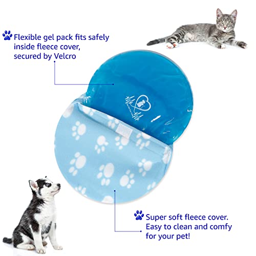 Pet Fit For Life Snuggle Soft Dog Cooling Pad & Pet Heating Pad - Comfortable Temperature Control in All Seasons - Ideal f...