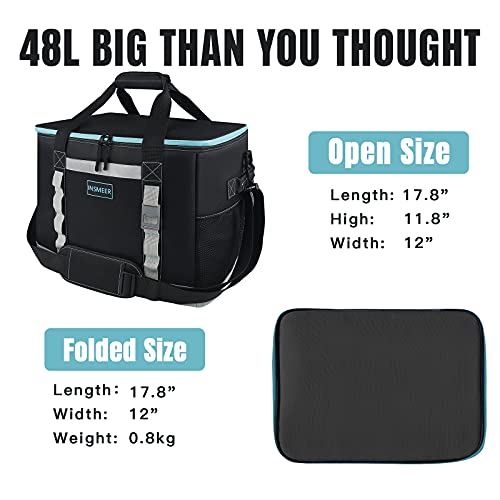 INSMEER Insulated Cooler Bag 65Cans/32 Cans Large Cooler Bag Soft Sided Cooler with Shoulder Strap, Collapsible Leakproof ...