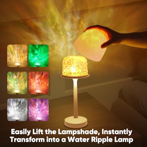 Bensbl Shower Lamp Waterproof with Remote and Touch Control, USB Rechargeable Night Light, 3 Color Temps 16 Modes, Portabl...