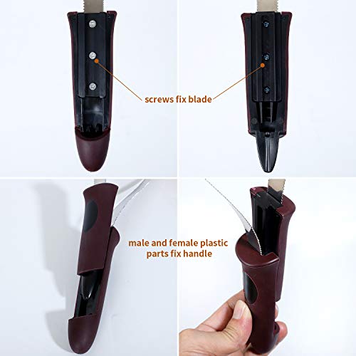 BOTH WINNERS Dual-Sided Shedding Blade with Stainless Steel Blade De-Shedding Tool for All Dog Coat Types- Soft Touch Grip...