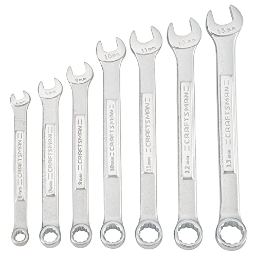 CRAFTSMAN MM WRENCH SET IN POUCH, 7PC (CMMT21086)