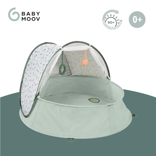Babymoov Aquani 3-in-1 Infant & Baby Beach Tent & Pool, UV Protection Sunshade, Pop-Up Play Area & Portable Outdoor Paddli...