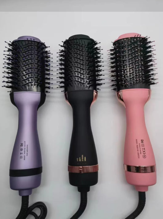 Rubber-coated Automatic Curling And Straightening Dual-function Hair Straightener
