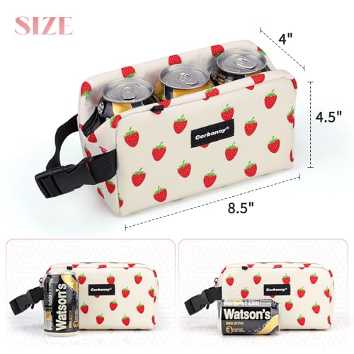 Cerbonny Small Cooler Bag Freezable Lunch Bag for Work School Travel,Small Lunch Bag,insulated snack bag For Adults/Kids,M...