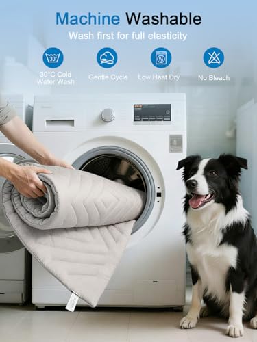 BECROWM Dog Cooling Mat Self Coolings Foldable Cooling Pad for Dog in Summer Coolings Mat for Dogs and Cats Machine Washab...
