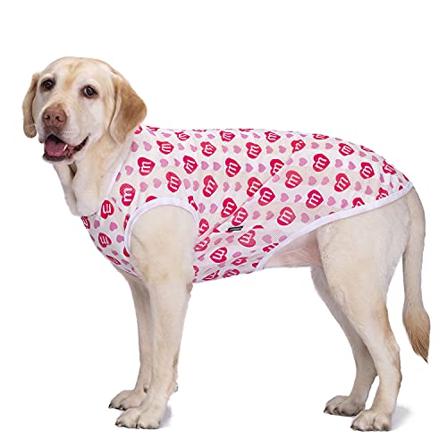 2 Pack Camo Dog Tshirts for Medium Large Dogs, Quick Dry Dog Cooling Vest Shirt T-Shirts Girl Boy,Breathable Stretchy Tank...