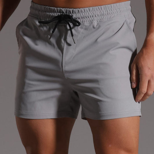 Mens Sporty Casual Fitness Drawstring Shorts