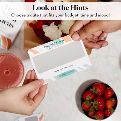 35 Scratch Off Date Night Ideas, Couples Gifts for Him, Her, Girlfriend, Boyfriend, Wife or Husband - Women or Men Anniver...