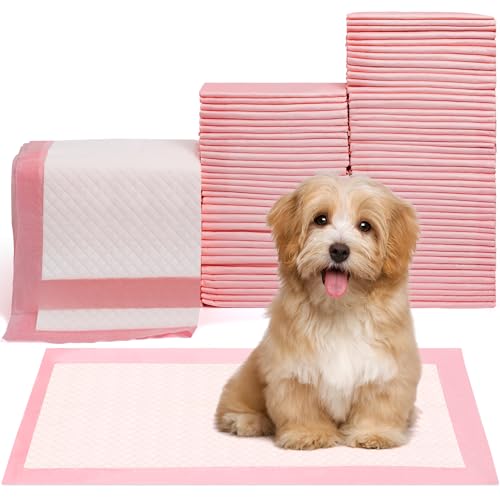 Pet Toilet Training Pads 100Count Disposable Puppy Pee Pads 18" x 13" for Dogs, Ultra Absorbent|Quick Dry|Leak-Proof Pet P...