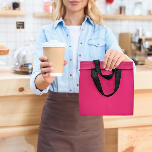 120 Pcs Insulated Take Out Bags Bulk in Thermal Insulation Lunch Bag for Hot Cold Food Pizza Coffee Milk Tea Delivery Cool...