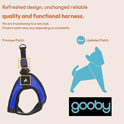 Gooby Escape Free Easy Fit Harness - Purple, Medium - No Pull Step-in Patented Small Dog Harness with Quick Release Buckle...