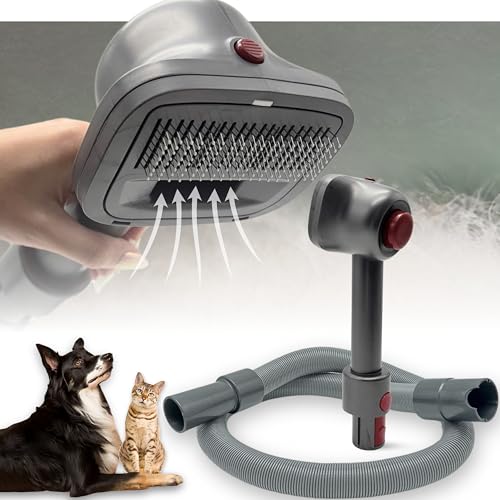 Pet Hair Grooming Brush Vacuum Attachment for Dyson V7 V8 V10 V11 V15/Big Ball/V6 DC58 DC59, Compatible with Shark NV501/H...