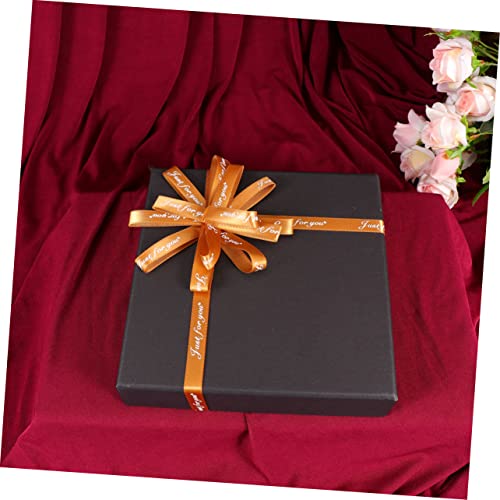 FRCOLOR Delicate Box Brown Bowknot Elegant Present Storage Case for Weddings Birthdays Anniversaries Engagements Material