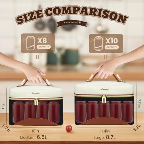 LOVEVOOK Insulated Lunch Bag for Women,Adult Lunch Box for Women,Leakproof Cooler Bag for Office Picnic Hiking Beach,Lunch...