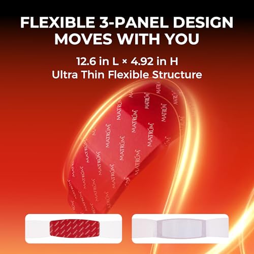 MATRÚM Period Pain Relief Heat Patch – Botanical Heating Pad for Cramps, Skin-Friendly Portable 3-Panel Design, 8 Hour Dru...