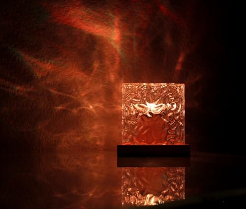 Ocean Wave Light Projector | Northern Lights Aurora & Crystal Ripple Lamp | Ocean Mood & Night Light with Remote, Multi-Mo...