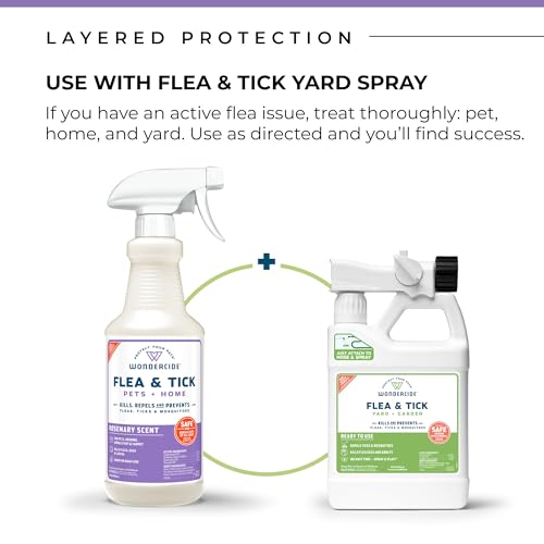 Wondercide Rose Flea & Tick Spray for Pets Plus Home with Natural Essential Oils 16 fl. oz.