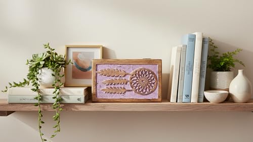 Birthday Gift Ideas Handmade Decorative Wooden Dream Catcher Jewelry Box Jewelry Organizer Keepsake Box Treasure Chest Tri...