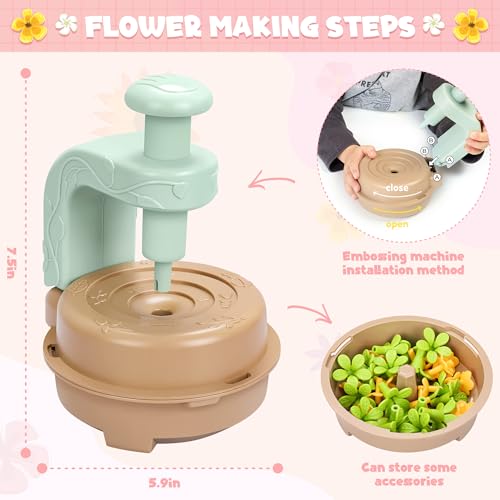 Fabric Flower Bouquets Toys, DIY Craft Kits Toys for Kids - Flowers Market Toy, Build Your Flower Bouquet, Arts & Crafts f...