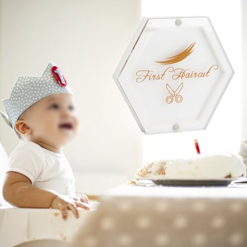 Acrylic Baby's First Keepsake Box, Newborn Essentials Must Haves Memory Box, Baby Memory Souvenir Collection Box, New Pare...