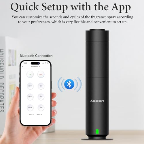 Diffuser - Hotel Scent Diffuser Machine - Remoter & APP Control - Studio Scent Diffusers for Whole House - Scent Air Machi...
