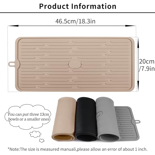 Ptlom Pet Placemat for Dog and Cat, Anti-Slip Waterproof Dogs Feeding Mat Prevent Food and Water Overflow, Bowl Mats Suita...