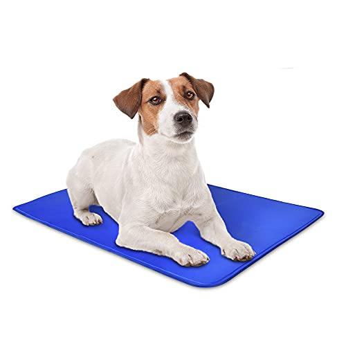 Arf Pets Dog Self Cooling Mat Pad for Kennels, Crates and Beds, Non-Toxic, Durable Solid Cooling Gel Material. No Refriger...