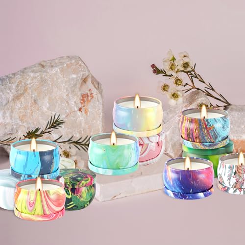 WPONSZU 36 Pack Scented Candles Gift Set for Woman, Jar Candle, 2.5 oz Soy Wax Tin Candle-Ideal Gift for Travel Home Décor