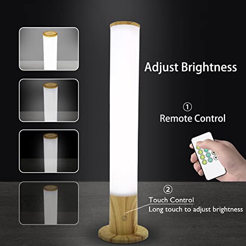 Light Therapy Lamp 10000 Lux, Happy Sun Lamp UV-Free with 3 Color Temperatures, Adjustable Brightness, Timer & Memory Func...