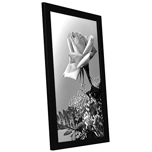 Americanflat 12x18 Poster Frame with Polished Plexiglass - Black Picture Frame - Wide Photo Frames Made of Engineered Wood...