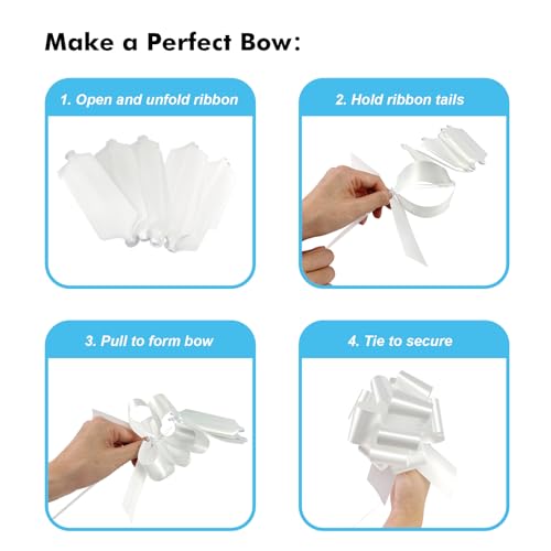 EKAPACKAGING 22x25 Inches 10 Pcs Large Cellophane Bags for Gift Baskets, Plastic Gift Basket Wrapping with Pull Ribbons, C...
