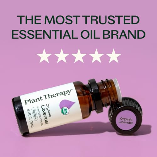Plant Therapy Organic Lavender Essential Oil 100% Pure, USDA Certified Organic, Undiluted, Natural Aromatherapy, Therapeut...