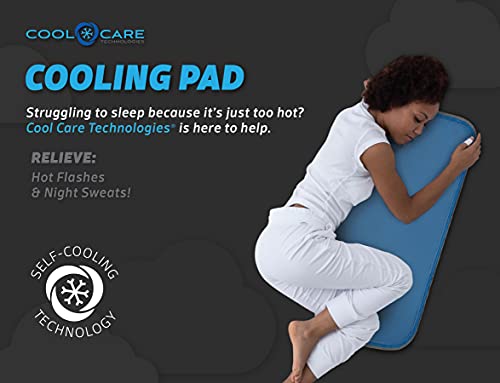 Cool Care Technologies Cooling Pad for Bed - Pressure Activated Gel Provides Instant Relief - Ideal for Fevers, Hot Flashe...
