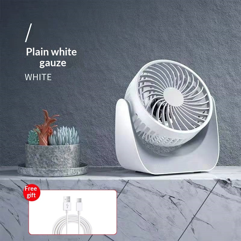 USB-charging High-wind-speed Touch-sensitive Silent Desktop Fan