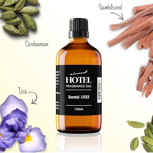 AirScent Santal Diffuser Oil No. 1033 - Santal-33 Inspired Perfume Dupe - Cardomom Sandalwood Iris - Fragrance Oil for Ult...