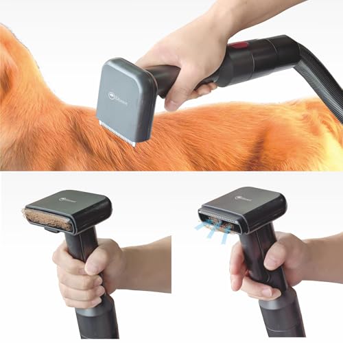 Gforest Pet Vacuum Grooming Brush Hair Comb Shedding Deshedding Attachment Tool for Dogs and Cats