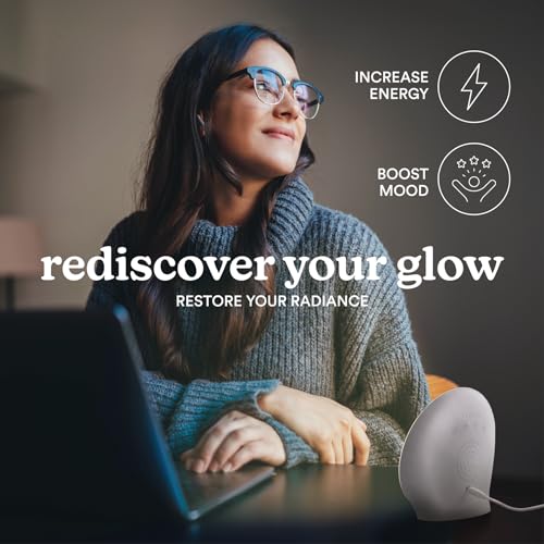 Homedics Light Therapy Lamp, Sun Lamp,10,000 Lux, UV-Free, Full Spectrum LEDs for Improved Sleep, Boosted Mood & Increased...