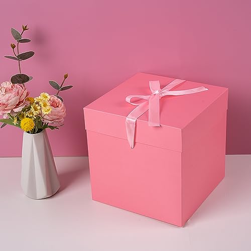 Elephant-package Medium Gift Box with Lids, Ribbon and Paper Filler, for Girls Women Birthdays, Mother's Day, Bridal Showe...