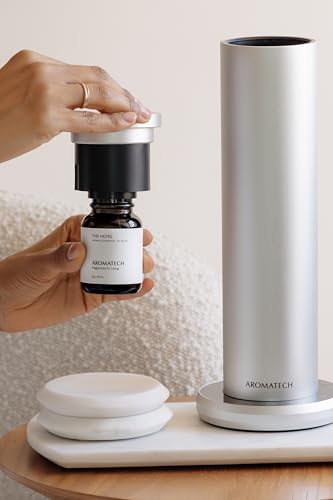 AromaTech New AroMini BT Plus Scent Diffuser w/Bluetooth – Cold-Air Diffusion Scent Machine for Home, Office, Hotel, Spa –...