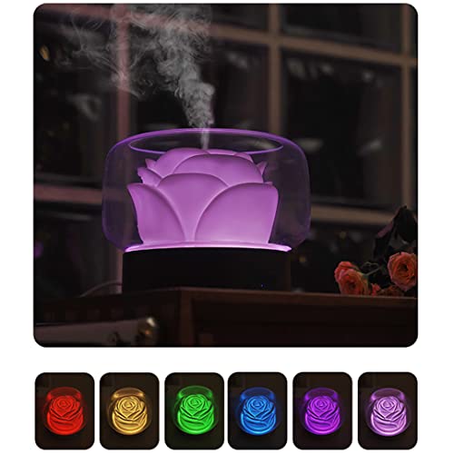Diffusers for Essential Oils Large Room: SEVEYEE 500ml Aromatherapy Diffuser for Home Bedroom - Big Capacity Running 24 Ho...
