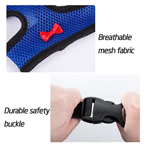 4 Pcs Adjustable Chicken Harness with Leash- 4 Styles Comfortable Hen Vest Breathable Mesh Training Harness and Leash for ...